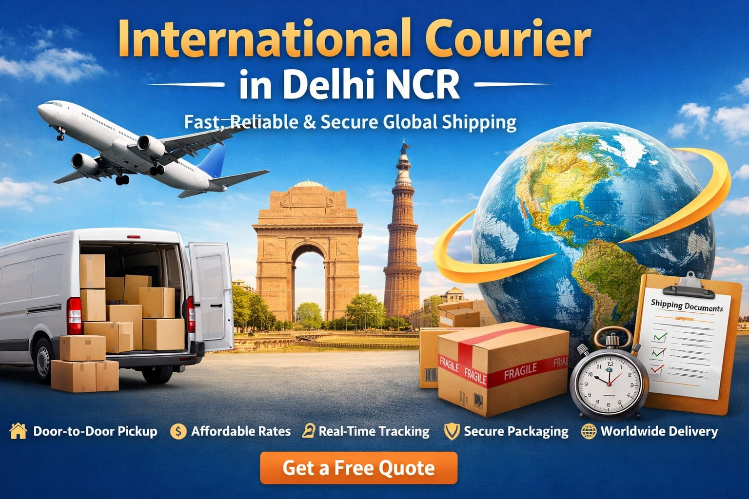 International Courier to Dubai from India